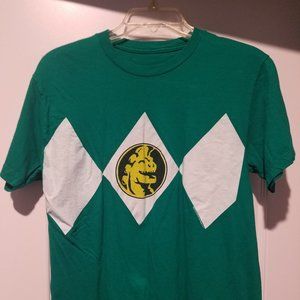 Mens' Power Rangers Green Ranger T-Shirt Size M